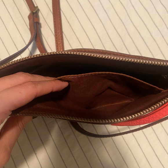 Multi-colored leather crossbody bag - Picture 4 of 12